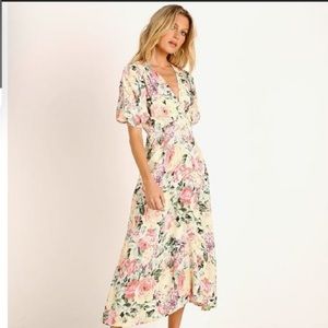 Faithfull the Brand Marie Louise Midi Dress.